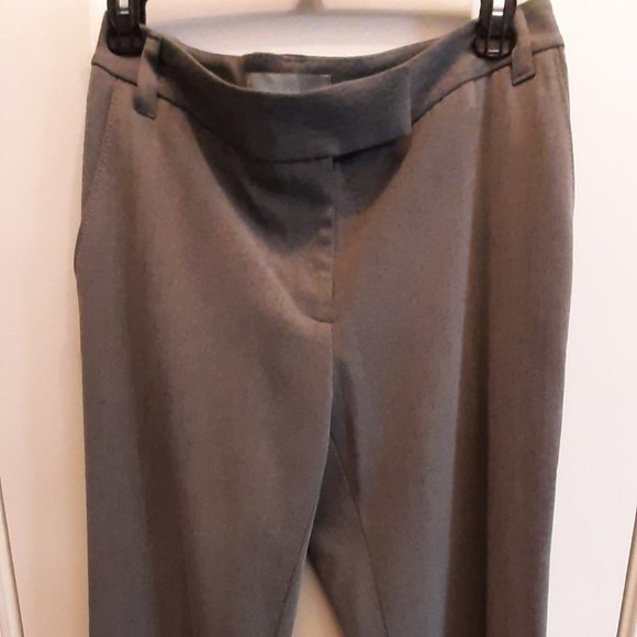 Liz Claiborne -SLOANE grey side pocket dress pants, like new boot cut, Woman Sz4 - Picture 1 of 7